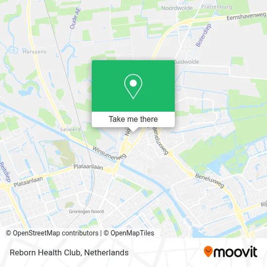 Reborn Health Club map
