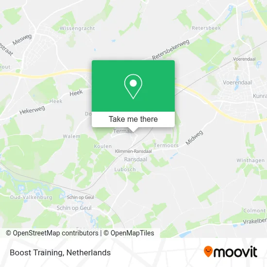 Boost Training Karte