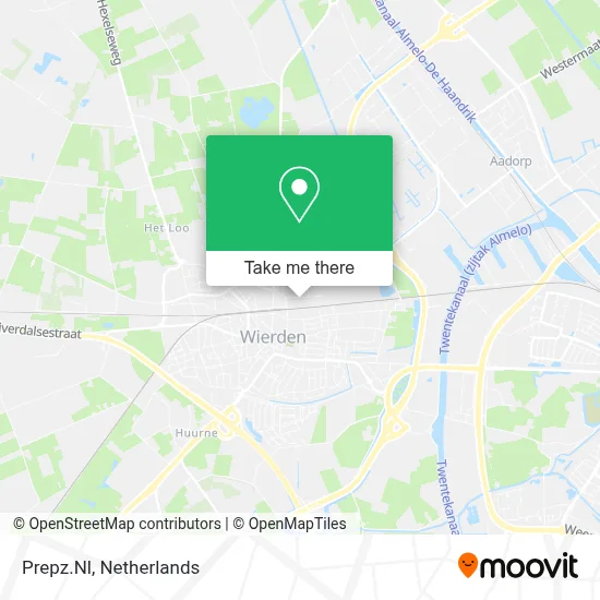 Prepz.Nl map