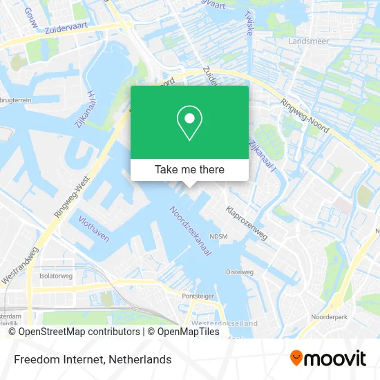 Freedom Internet map