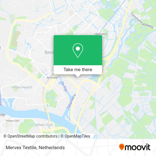 Mervex Textile map