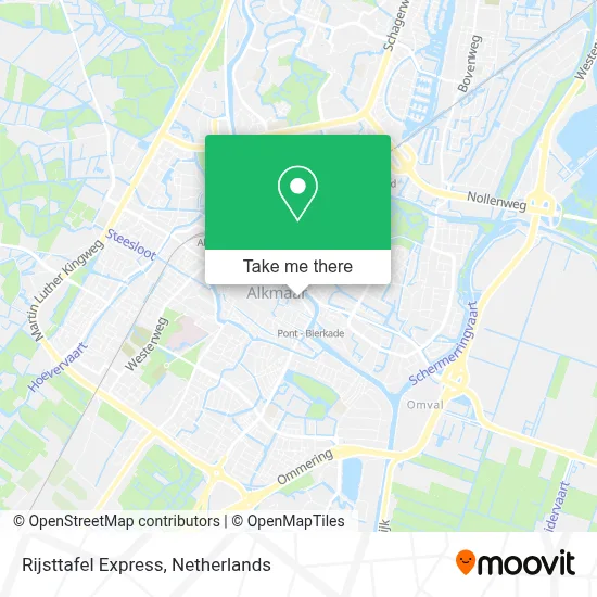 Rijsttafel Express map