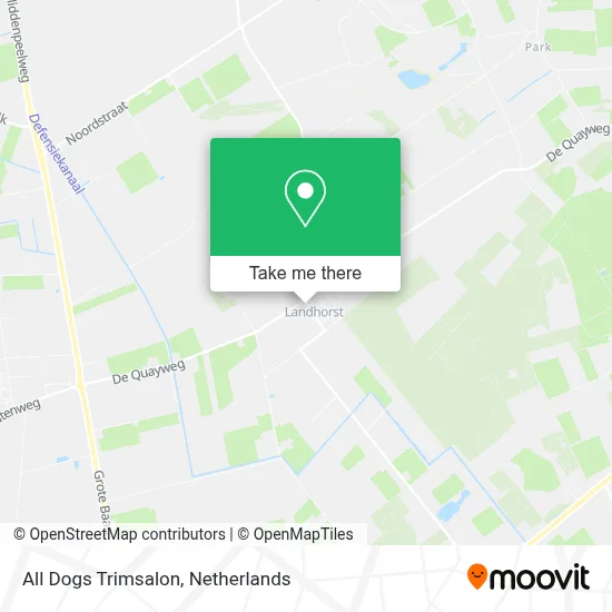 All Dogs Trimsalon map