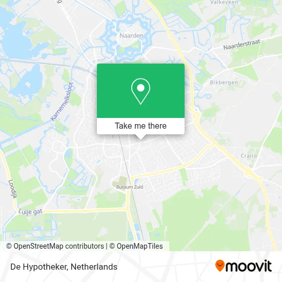 De Hypotheker map