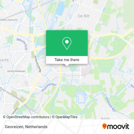 Georeizen map