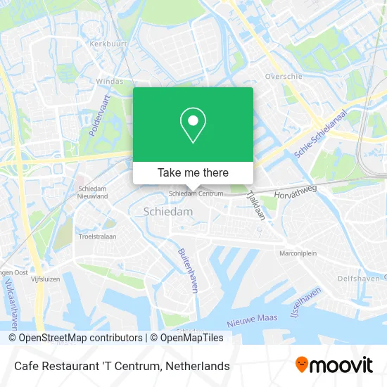 Cafe Restaurant 'T Centrum map