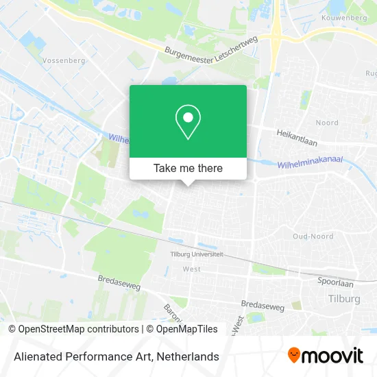 Alienated Performance Art map