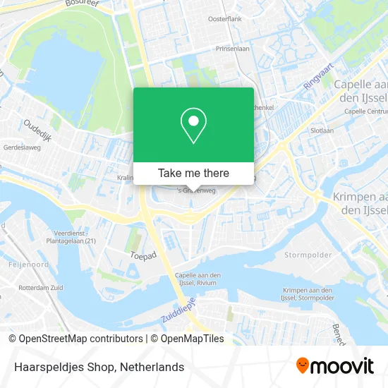 Haarspeldjes Shop map