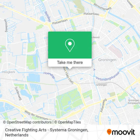 Creative Fighting Arts - Systema Groningen Karte