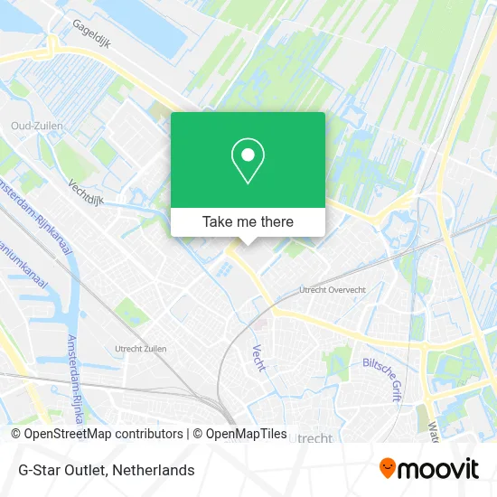G-Star Outlet map