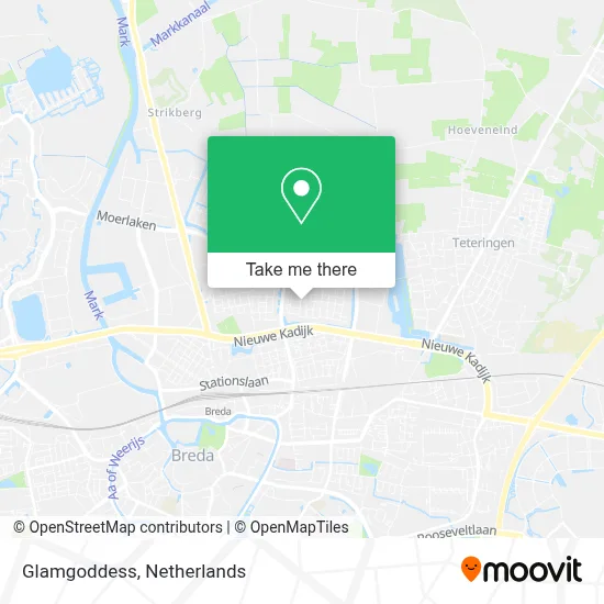 Glamgoddess map