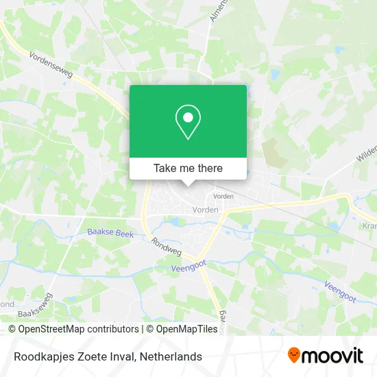 Roodkapjes Zoete Inval Karte