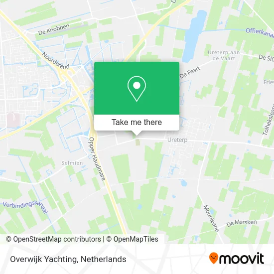 Overwijk Yachting map