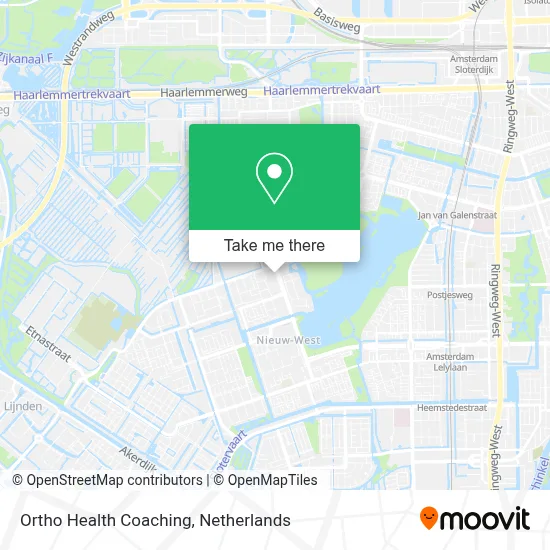Ortho Health Coaching map