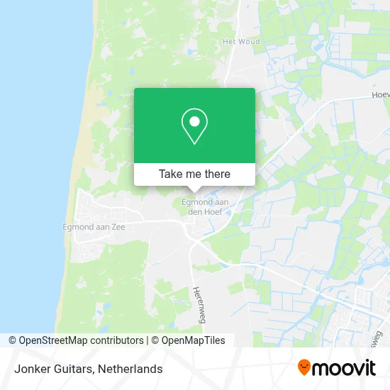 Jonker Guitars map