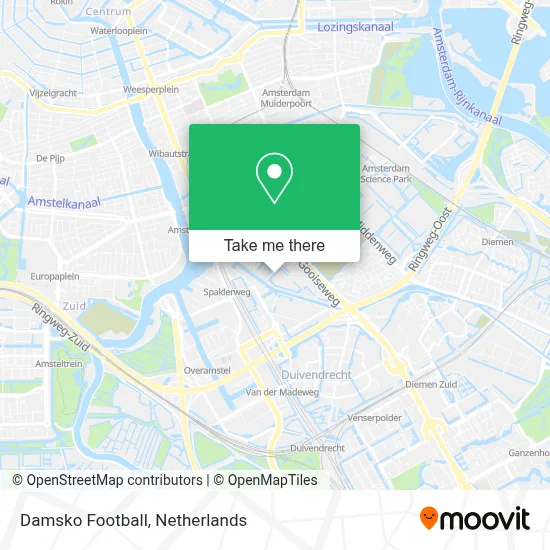 Damsko Football map