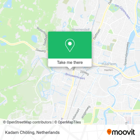 Kadam Chöling map