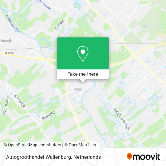 Autogroothandel Wallenburg map