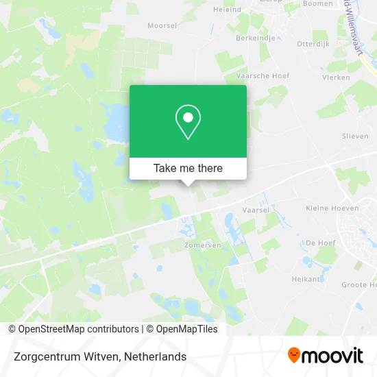 Zorgcentrum Witven map