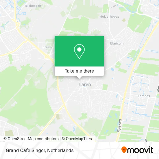 Grand Cafe Singer map