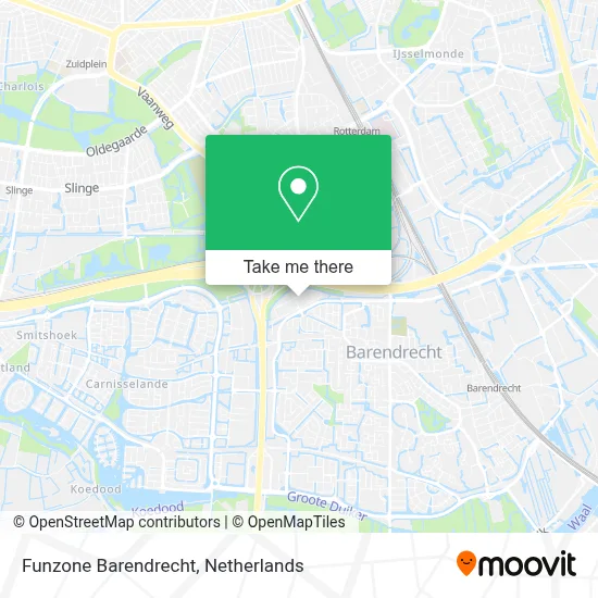 Funzone Barendrecht map