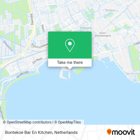 Bontekoe Bar En Kitchen map