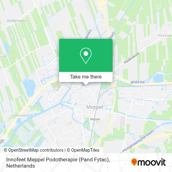 Innofeet Meppel Podotherapie (Pand Fytac) map