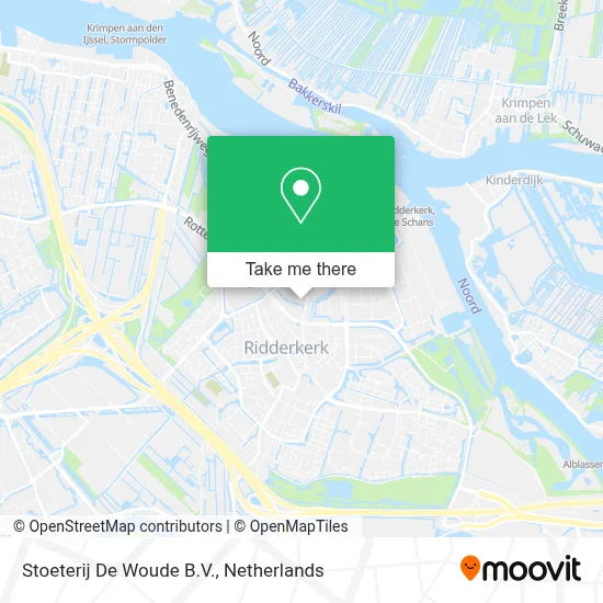 Stoeterij De Woude B.V. map
