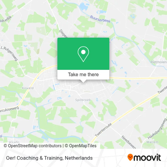 Oer! Coaching & Training map