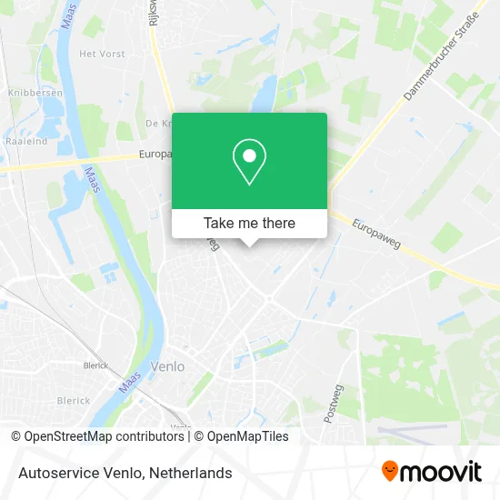 Autoservice Venlo map