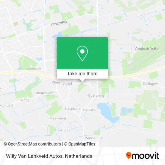 Willy Van Lankveld Autos map