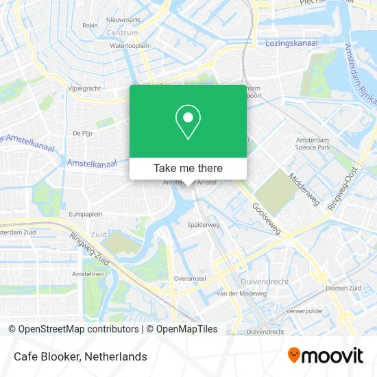 Cafe Blooker map