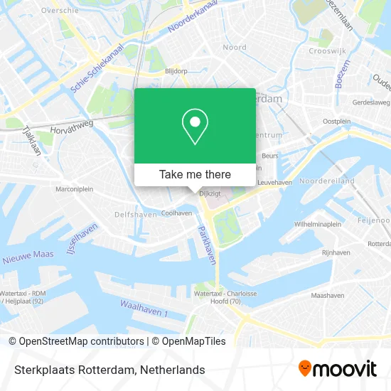 Sterkplaats Rotterdam map
