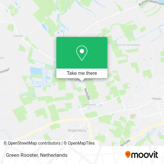 De Groene Haan Karte