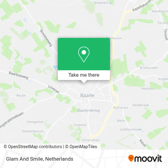 Glam And Smile map