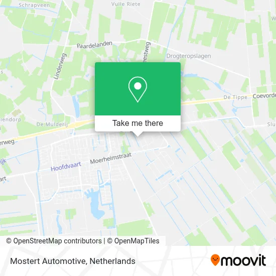 Mostert Automotive map