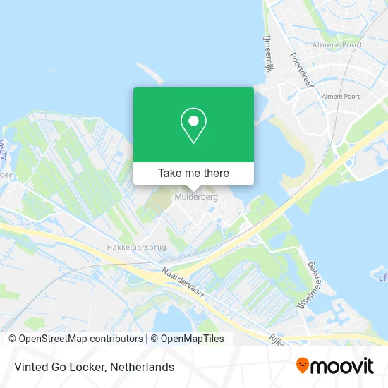 Vinted Go Locker map