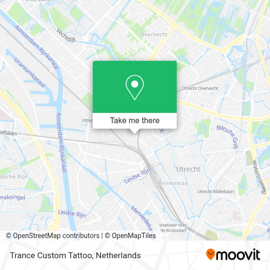 Trance Custom Tattoo map