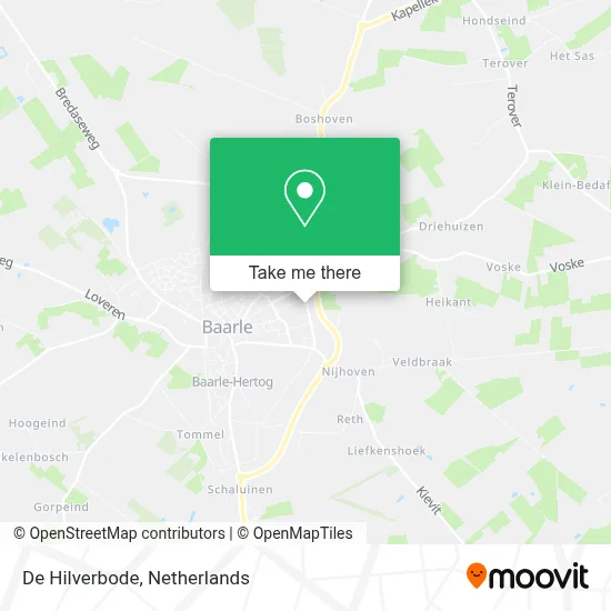 De Hilverbode map