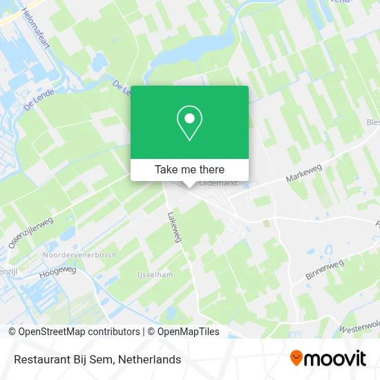 Restaurant Bij Sem map