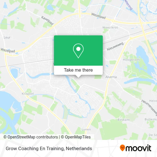 Grow Coaching En Training map