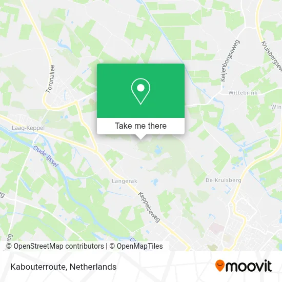 Kabouterroute map