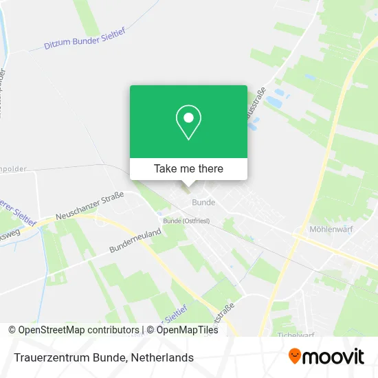 Trauerzentrum Bunde map