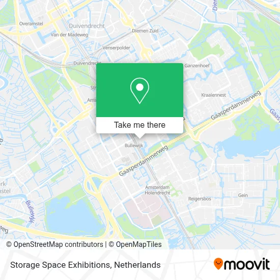 Storage Space Exhibitions map
