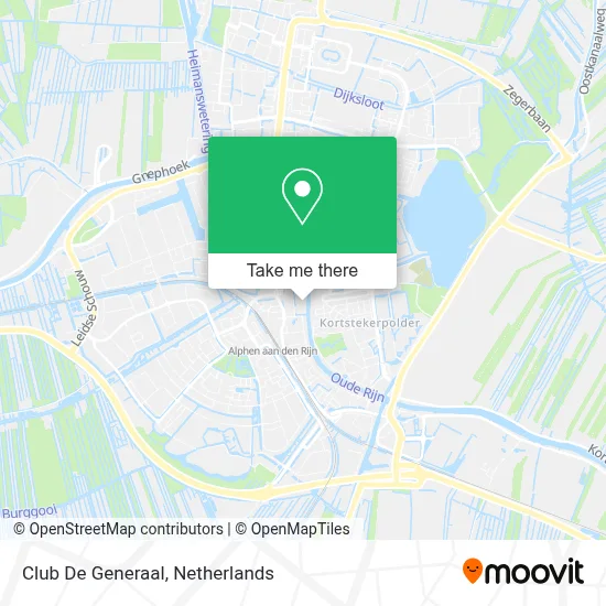 Club De Generaal Karte