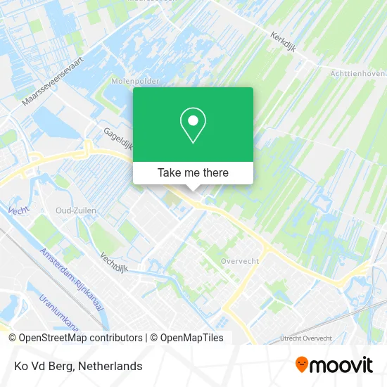 Ko Vd Berg map