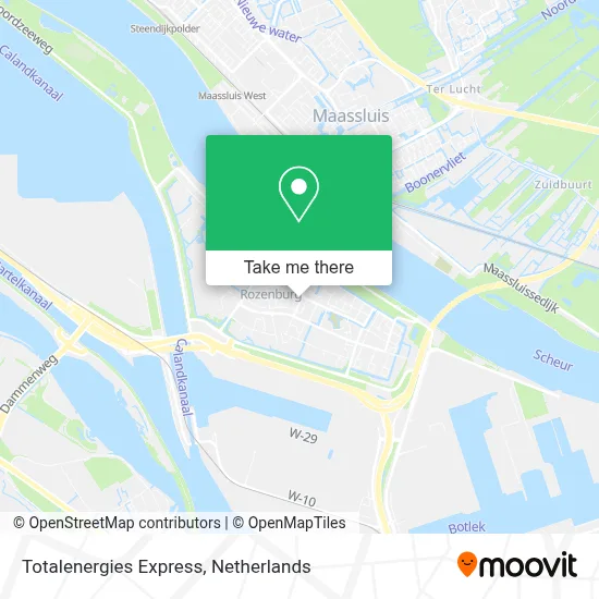 Totalenergies Express map