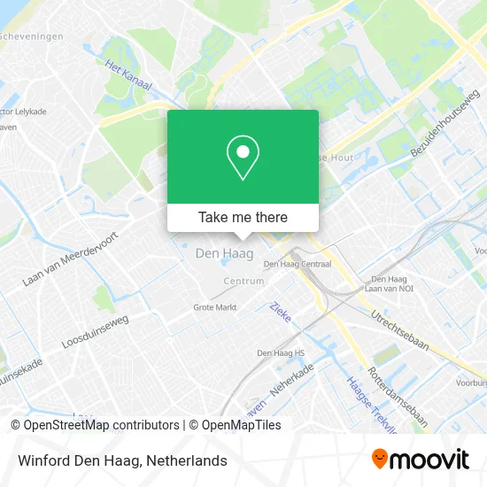 Winford Den Haag map