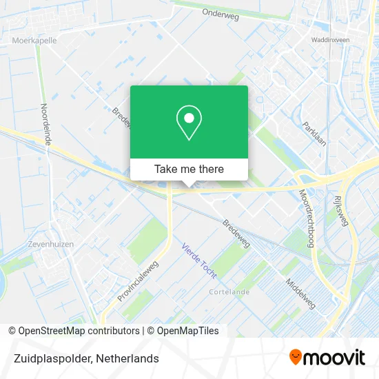 Zuidplaspolder map