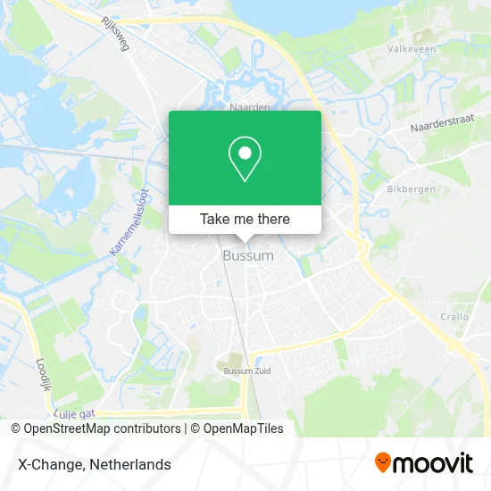 X-Change map